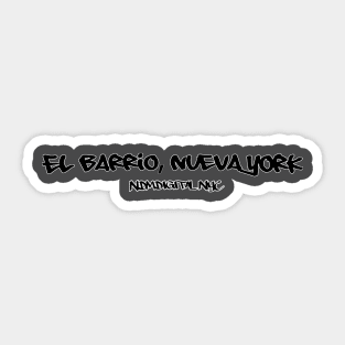 El Barrio,  Nueva York Sticker